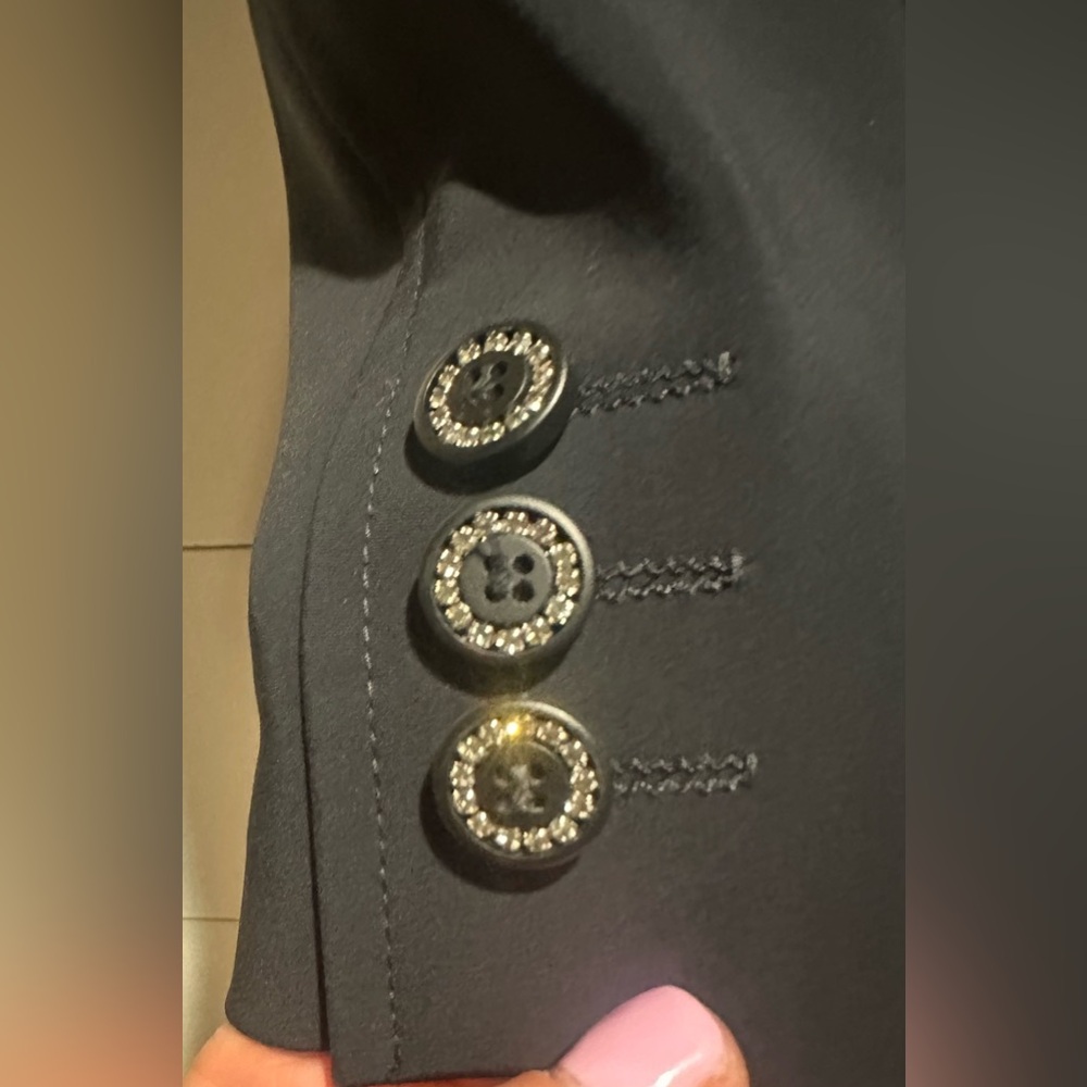 EQUILINE Gait Equestrian Riding Jacket Show Coat, Custom, Black, Sz 2, Perfect! - Picture 10 of 16